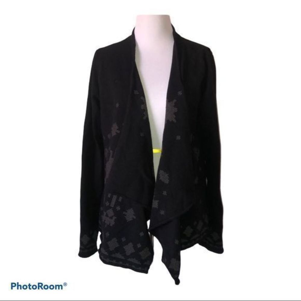 5/$30 🎈 Lucky‎ lotus by lucky brand women’s medium black boho cardigan